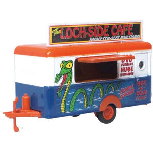 Mobile Food Trailer "Loch-Side Cafe" 1/87 (HO) Scale Diecast Model by Oxford Diecast