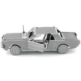 Model Kit 1965 Ford Mustang Metal (Moderate Difficulty) Steel Model by Metal Earth-Metal Earth-ModelCars.com