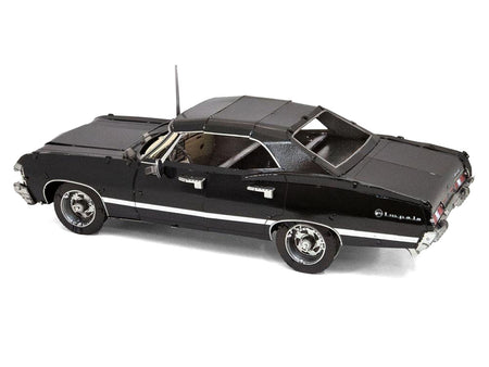 Model Kit 1967 Chevrolet Impala Black (Moderate Difficulty) Steel Model by Metal Earth-Metal Earth-ModelCars.com