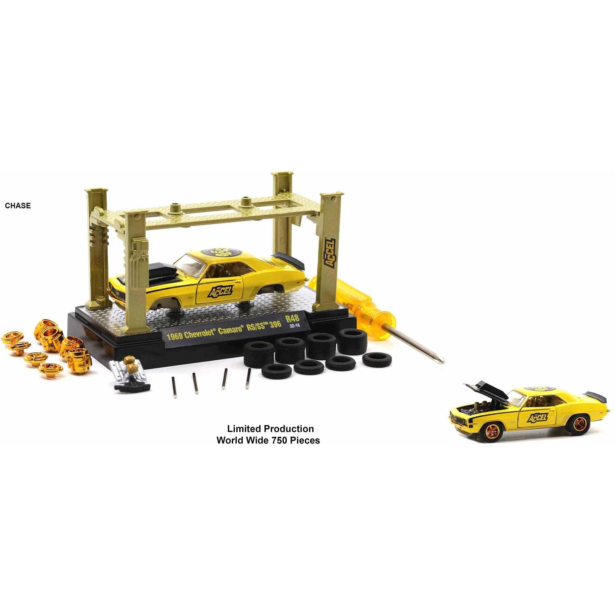 Model Kit 3 piece Car Set Release 48 Limited Edition to 9750 pieces Worldwide 1/64 Diecast Model Cars by M2 Machines - M2 - ModelCars.com