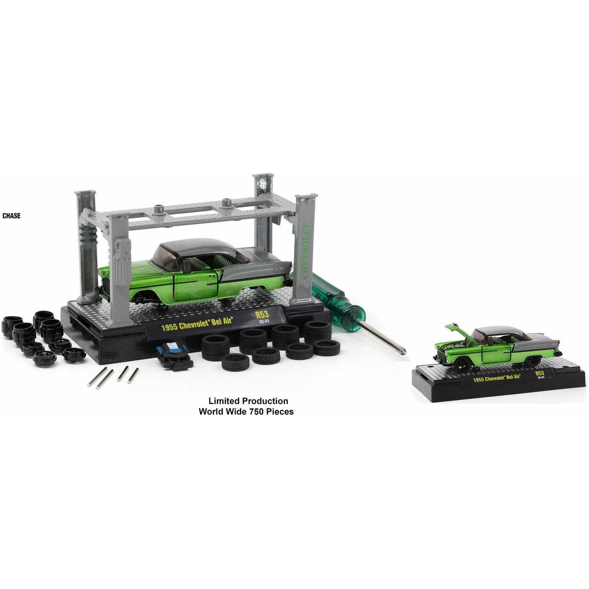 Model Kit 3 piece Car Set Release 53 Limited Edition to 9750 pieces Worldwide 1/64 Diecast Model Cars by M2 Machines - M2 - ModelCars.com