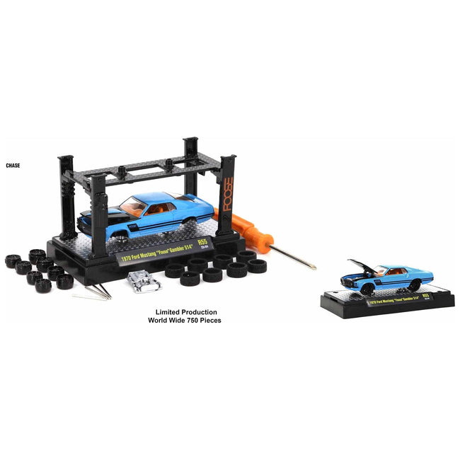 Model Kit 3 piece Car Set Release 55 Limited Edition to 9750 pieces Worldwide 1/64 Diecast Model Cars by M2 Machines - M2 - ModelCars.com