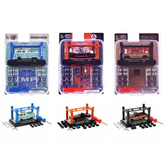 Model Kit 3 piece Car Set Release 71 Limited Edition to 9000 pieces Worldwide 1/64 Diecast Model Cars by M2 Machines-M2-ModelCars.com