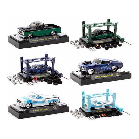 Model Kit 3 piece Car Set Release 73 Limited Edition to 9000 pieces Worldwide 1/64 Diecast Model Cars by M2 Machines - M2 - ModelCars.com