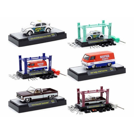 Model Kit 3 piece Car Set Release 74 Limited Edition to 9600 pieces Worldwide 1/64 Diecast Model Cars by M2 Machines - M2 - ModelCars.com