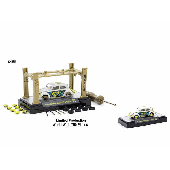 Model Kit 3 piece Car Set Release 74 Limited Edition to 9600 pieces Worldwide 1/64 Diecast Model Cars by M2 Machines-M2-ModelCars.com