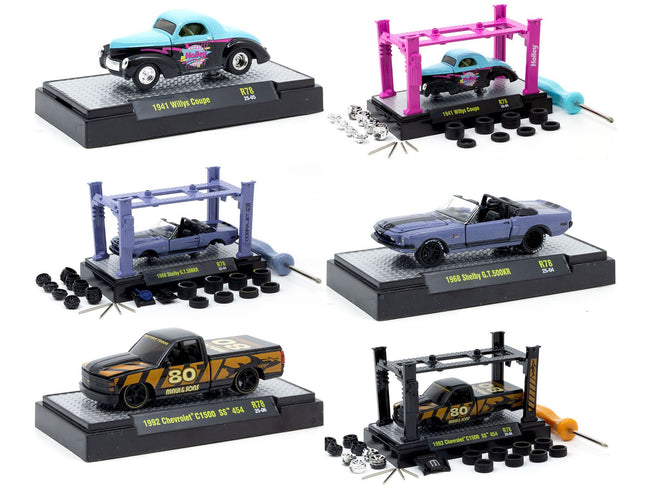 Model Kit 3 piece Car Set Release 78 Limited Edition to 9600 pieces Worldwide 1/64 Diecast Model Cars by M2 Machines-M2-ModelCars.com