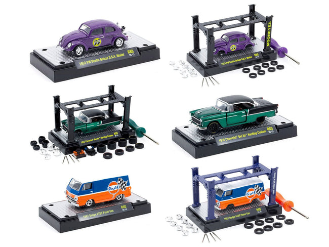 Model Kit 3 piece Car Set Release 80 Limited Edition to 9600 pieces Worldwide 1/64 Diecast Model Cars by M2 Machines-M2-ModelCars.com