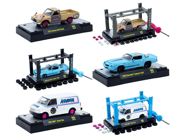 Model Kit 3 piece Car Set Release #90 Limited Edition to 6000 pieces Worldwide 1/64 Diecast Model Cars by M2 Machines-M2-ModelCars.com