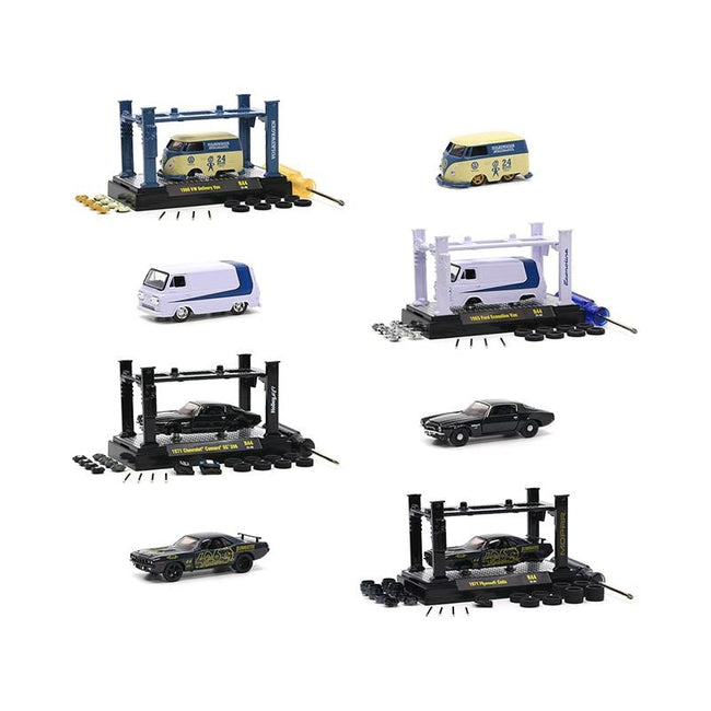 Model Kit 4 piece Car Set Release 44 Limited Edition to 9400 pieces Worldwide 1/64 Diecast Model Cars by M2 Machines - M2 - ModelCars.com
