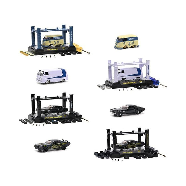 Model Kit 4 piece Car Set Release 44 Limited Edition to 9400 pieces Worldwide 1/64 Diecast Model Cars by M2 Machines-M2-ModelCars.com