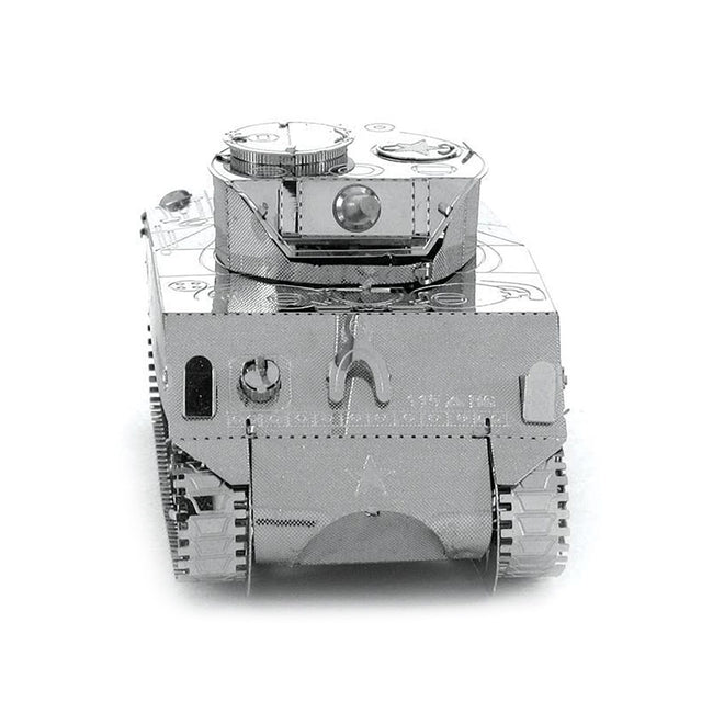 Model Kit American Sherman Tank (Moderate Difficulty) Steel Model by Metal Earth - Metal Earth - ModelCars.com