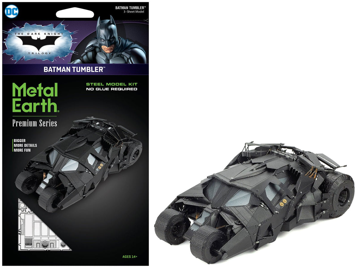 Model Kit Batman Tumbler "The Dark Knight Trilogy" (2005-2012) Movies (Challenging Difficulty) Steel Model by Metal Earth-Metal Earth-ModelCars.com
