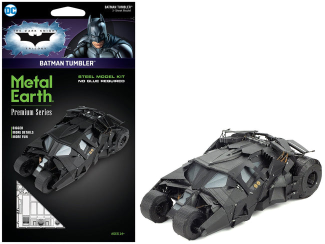 Model Kit Batman Tumbler "The Dark Knight Trilogy" (2005-2012) Movies (Challenging Difficulty) Steel Model by Metal Earth-Metal Earth-ModelCars.com