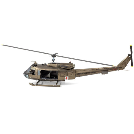Model Kit Bell UH - 1 Iroquois Helicopter "Huey" United States Army (Moderate Difficulty) Steel Model by Metal Earth - Metal Earth - ModelCars.com