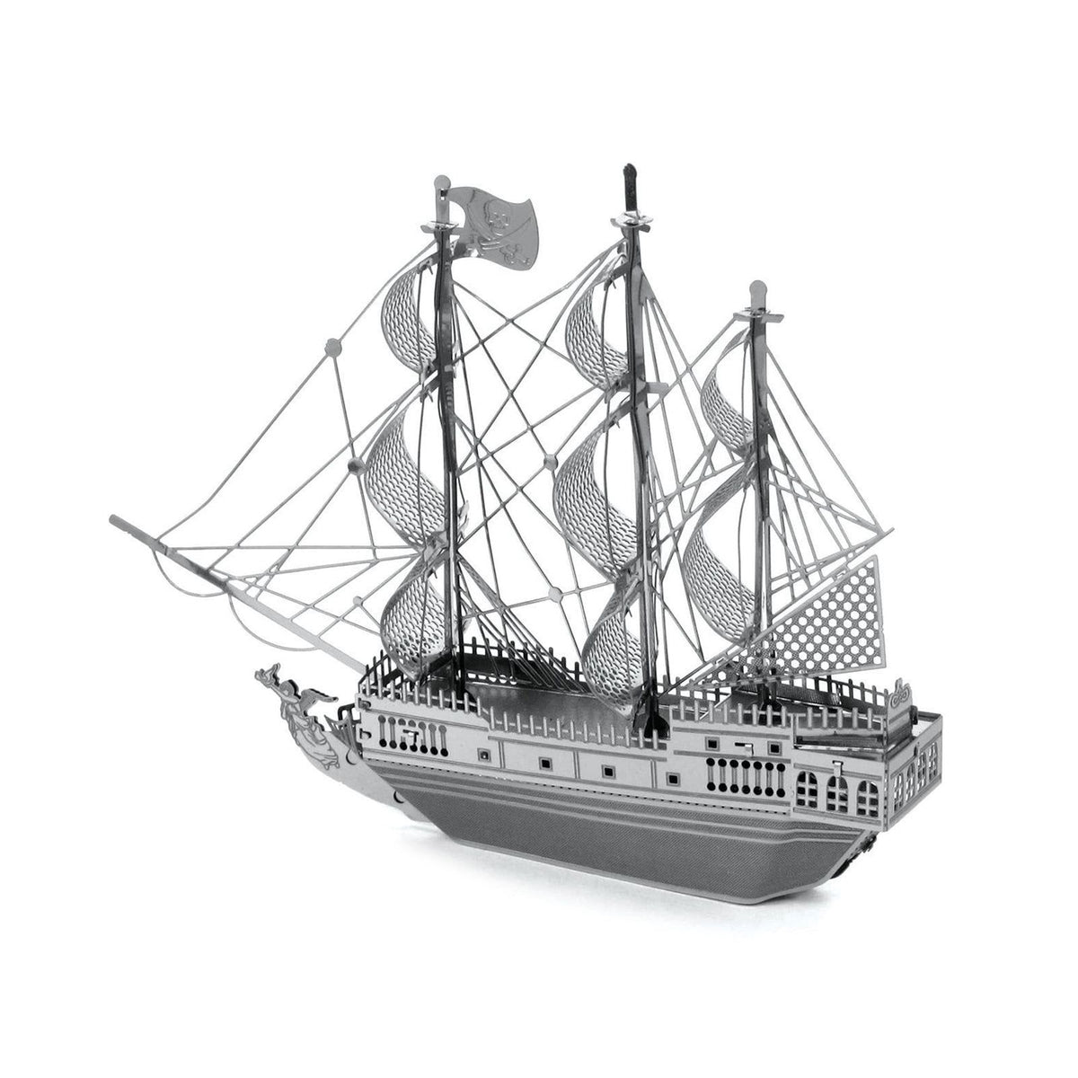 Model Kit Black Pearl Ship (Moderate Difficulty) Steel Model by Metal Earth - Metal Earth - ModelCars.com
