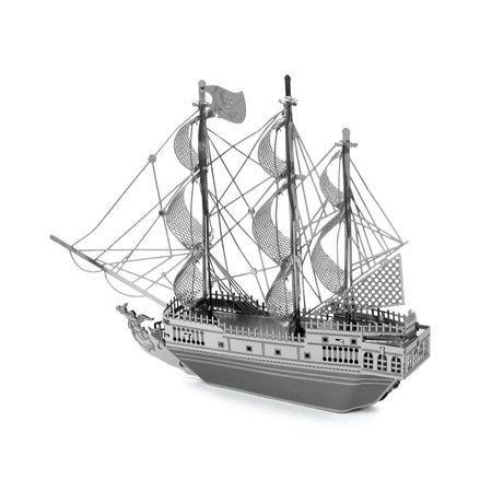 Model Kit Black Pearl Ship (Moderate Difficulty) Steel Model by Metal Earth - Metal Earth - ModelCars.com