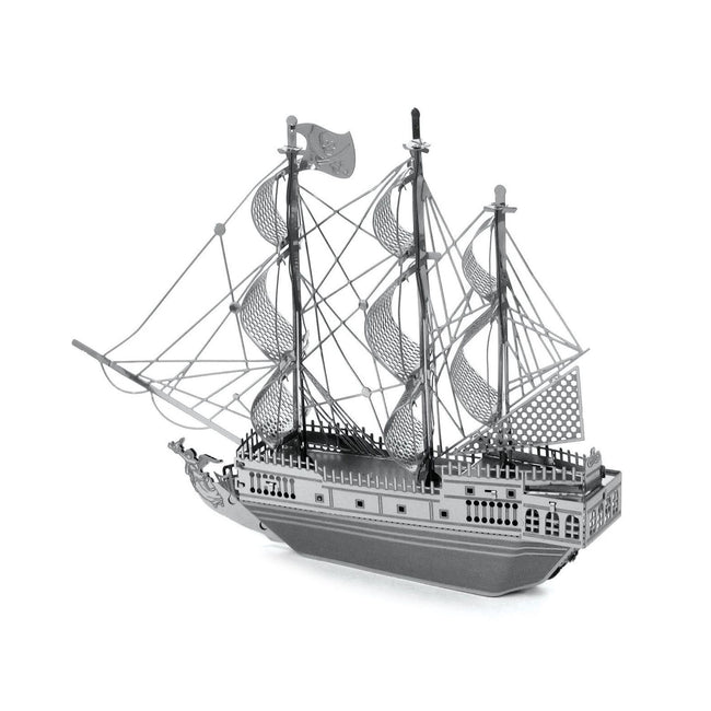 Model Kit Black Pearl Ship (Moderate Difficulty) Steel Model by Metal Earth - Metal Earth - ModelCars.com