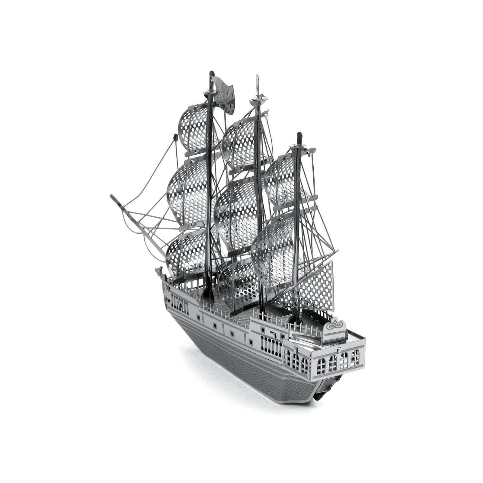 Model Kit Black Pearl Ship (Moderate Difficulty) Steel Model by Metal Earth - Metal Earth - ModelCars.com