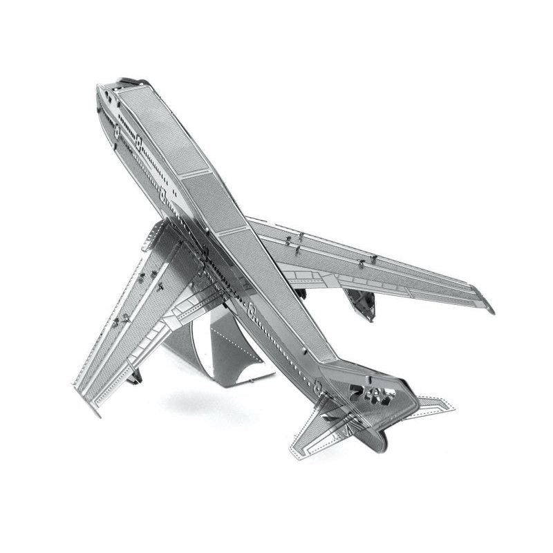 Model Kit Boeing 747 Commercial Aircraft (Easy Difficulty) Steel Model by Metal Earth - Metal Earth - ModelCars.com