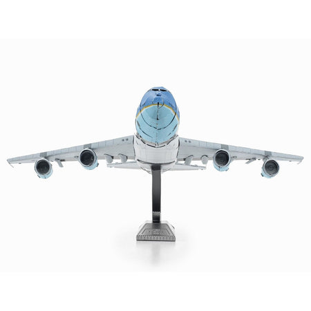 Model Kit Boeing 747 Transport Aircraft "Air Force One Presidential Plane" United States Air Force (Moderate Difficulty) Steel Model by Metal Earth - Metal Earth - ModelCars.com