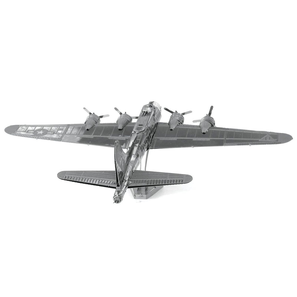 Model Kit Boeing B-17 Flying Fortress Bomber Aircraft (Moderate Difficulty) Steel Model by Metal Earth-Metal Earth-ModelCars.com