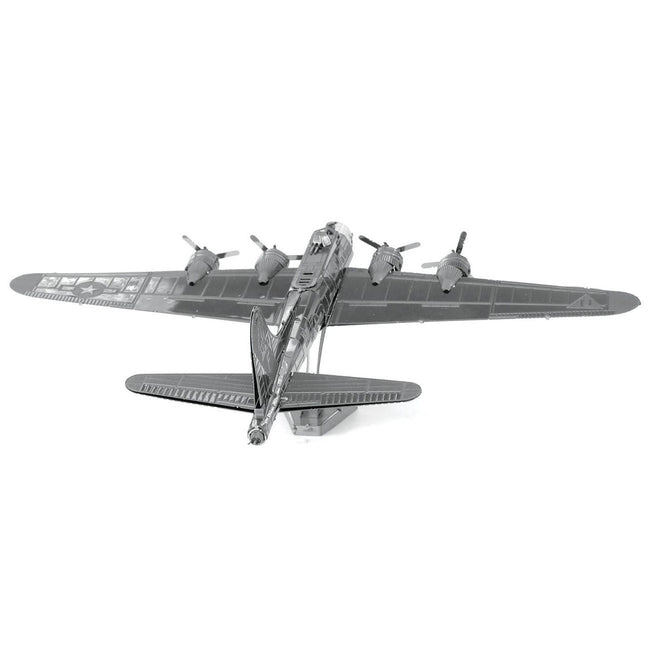 Model Kit Boeing B-17 Flying Fortress Bomber Aircraft (Moderate Difficulty) Steel Model by Metal Earth-Metal Earth-ModelCars.com