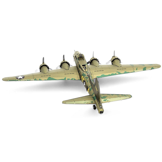 Model Kit Boeing B - 17 Flying Fortress Bomber Aircraft "World War II" United States Army Air Forces (Challenging Difficulty) Steel Model by Metal Earth - Metal Earth - ModelCars.com
