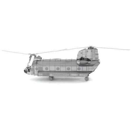 Model Kit Boeing CH - 47 Chinook Transport Helicopter (Moderate Difficulty) Steel Model by Metal Earth - Metal Earth - ModelCars.com