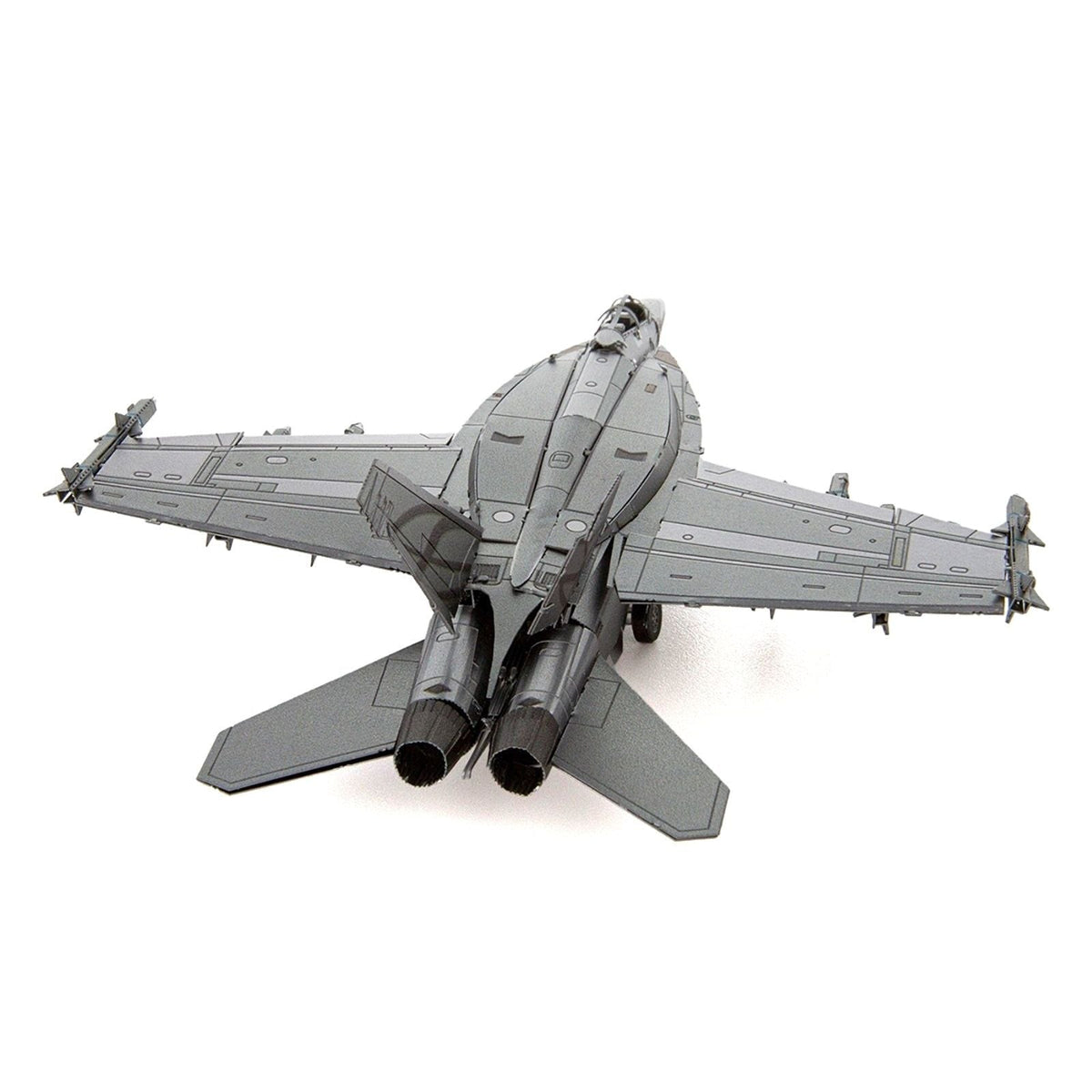 Model Kit Boeing F/A-18 Super Hornet Fighter Aircraft "United States Navy" (Moderate Difficulty) Steel Model by Metal Earth-Metal Earth-ModelCars.com