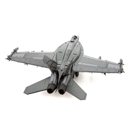 Model Kit Boeing F/A-18 Super Hornet Fighter Aircraft "United States Navy" (Moderate Difficulty) Steel Model by Metal Earth-Metal Earth-ModelCars.com