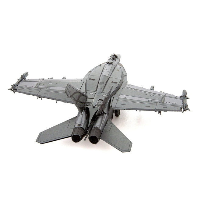 Model Kit Boeing F/A-18 Super Hornet Fighter Aircraft "United States Navy" (Moderate Difficulty) Steel Model by Metal Earth-Metal Earth-ModelCars.com