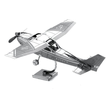 Model Kit Cessna 172 Skyhawk Aircraft (Moderate Difficulty) Steel Model by Metal Earth - Metal Earth - ModelCars.com