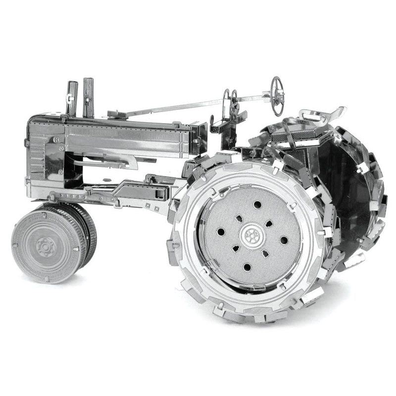 Model Kit Farm Tractor (Challenging Difficulty) Steel Model by Metal Earth - Metal Earth - ModelCars.com