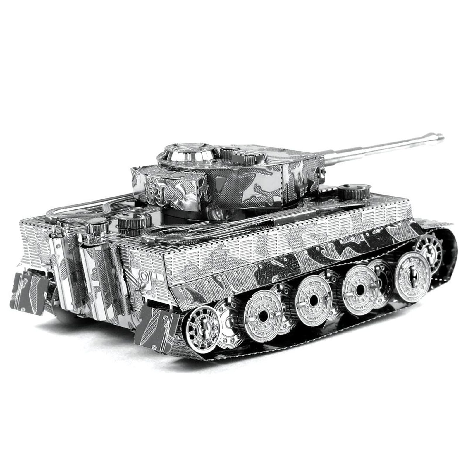 Model Kit German Tiger I Tank (Moderate Difficulty) Steel Model by Metal Earth - Metal Earth - ModelCars.com