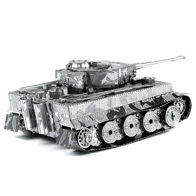 Model Kit German Tiger I Tank (Moderate Difficulty) Steel Model by Metal Earth-Metal Earth-ModelCars.com