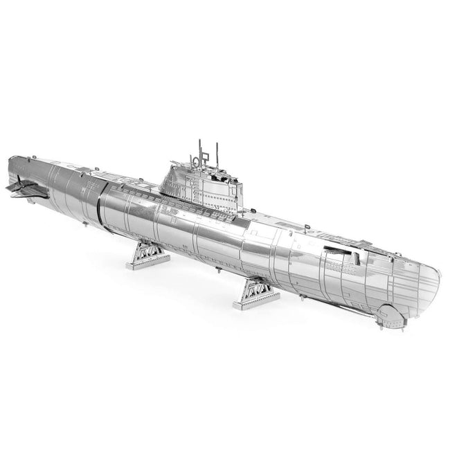 Model Kit German U-Boat Type XXI Submarine (Challenging Difficulty) Steel Model by Metal Earth-Metal Earth-ModelCars.com