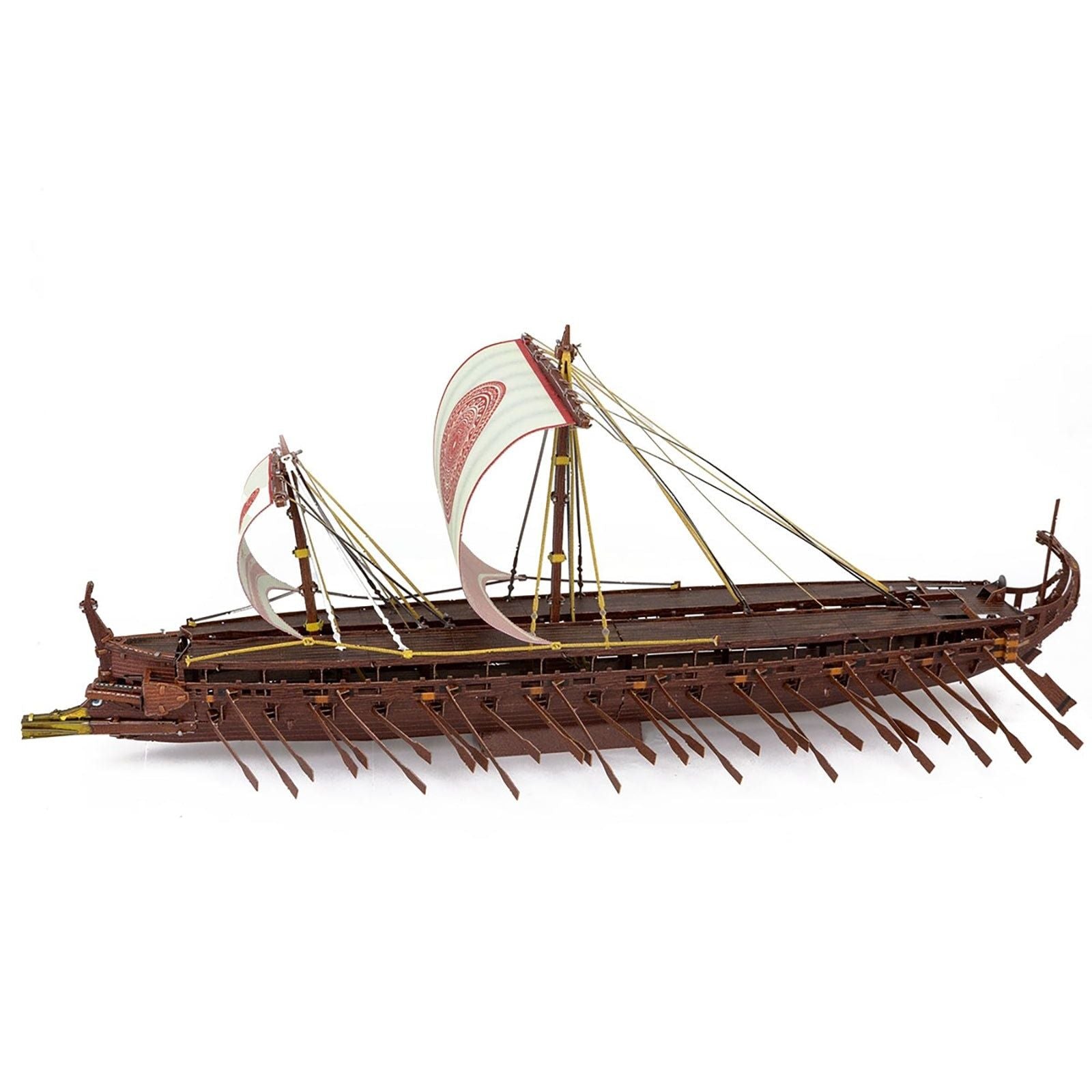 Model Kit Greek Trireme Warship (Expert Difficulty) Steel Model by Metal Earth - Metal Earth - ModelCars.com