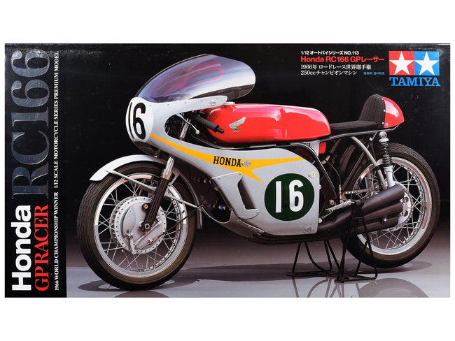 Model Kit Honda RC166 GP Racer Motorcycle 1/12 Scale Model by Tamiya-Tamiya-ModelCars.com