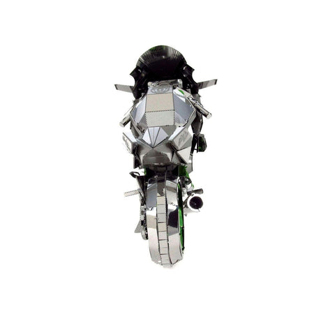 Model Kit Kawasaki Ninja H2R Motorcycle (Expert Difficulty) Steel Model by Metal Earth-Metal Earth-ModelCars.com