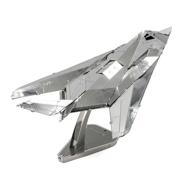 Model Kit Lockheed Martin F - 117 Nighthawk Stealth Aircraft "United States Air Force" (Moderate Difficulty) Steel Model by Metal Earth - Metal Earth - ModelCars.com