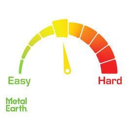 Model Kit Lockheed Martin F - 22 Raptor Stealth Aircraft (Moderate Difficulty) Steel Model by Metal Earth - Metal Earth - ModelCars.com