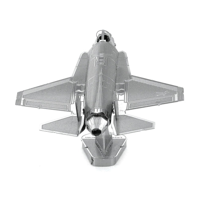 Model Kit Lockheed Martin F-35 Lightning II Aircraft (Moderate Difficulty) Steel Model by Metal Earth-Metal Earth-ModelCars.com