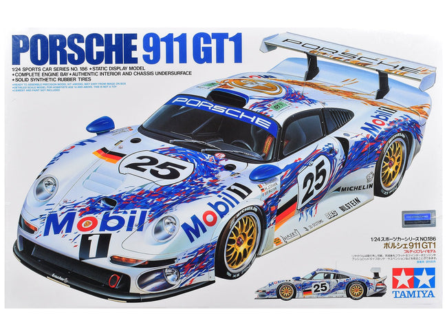 Model Kit Porsche 911 GT1 "24 Hours of Le Mans" (1996) 1/24 Scale Model by Tamiya-Tamiya-ModelCars.com