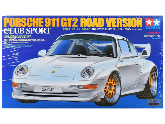 Model Kit Porsche 911 GT2 Street Version 1/24 Scale Model by Tamiya-Tamiya-ModelCars.com