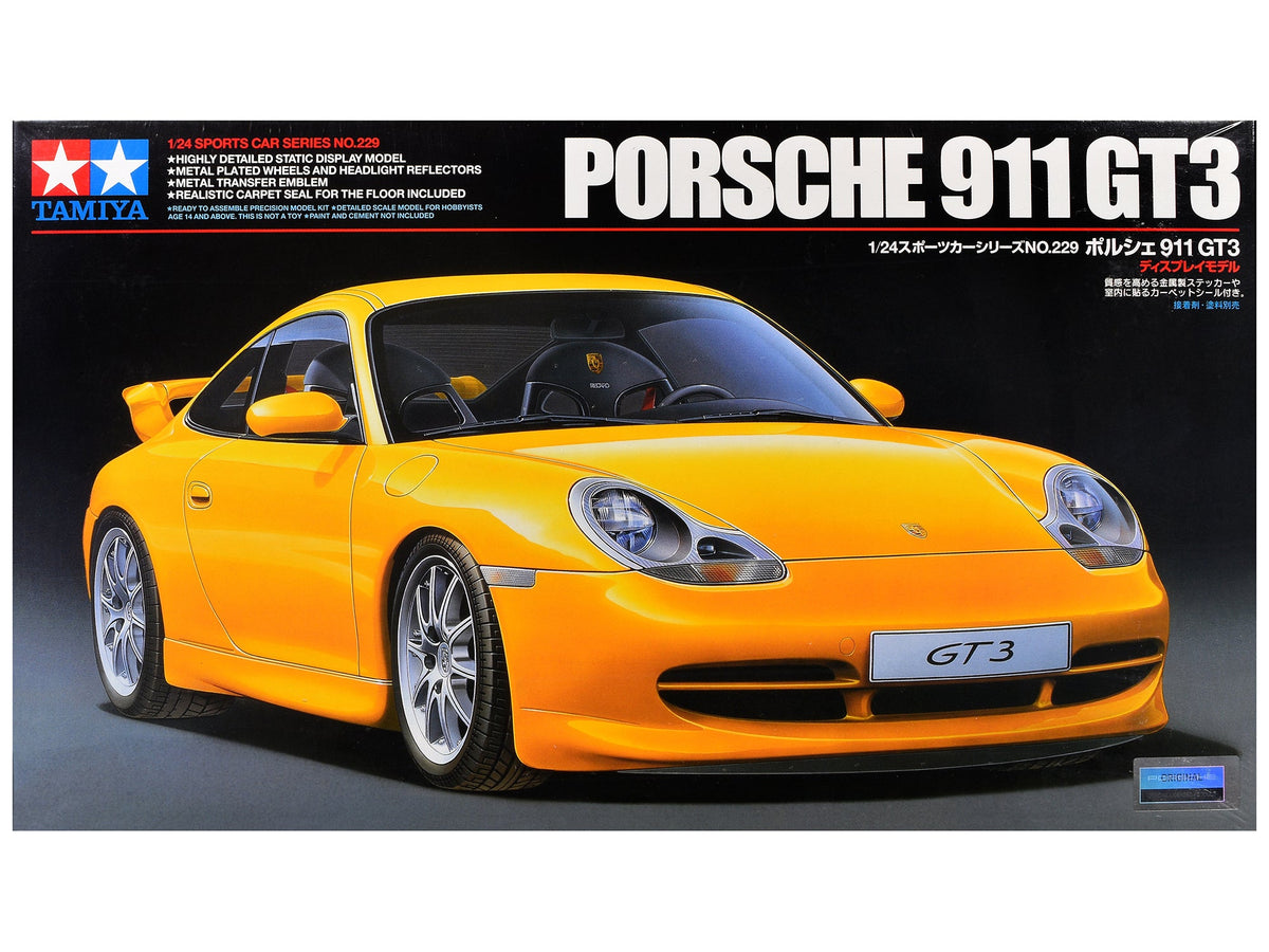 Model Kit Porsche 911 GT3 1/24 Scale Model by Tamiya-Tamiya-ModelCars.com