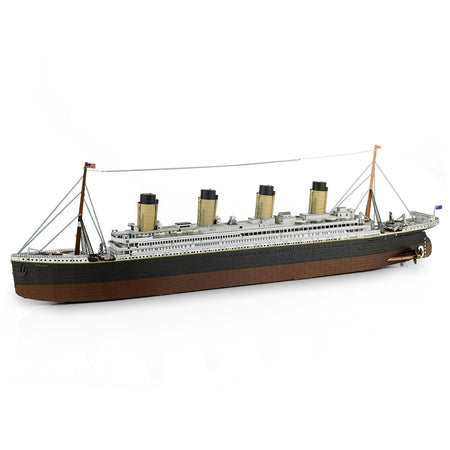 Model Kit RMS Titanic Ship (Moderate Difficulty) Steel Model by Metal Earth - Metal Earth - ModelCars.com