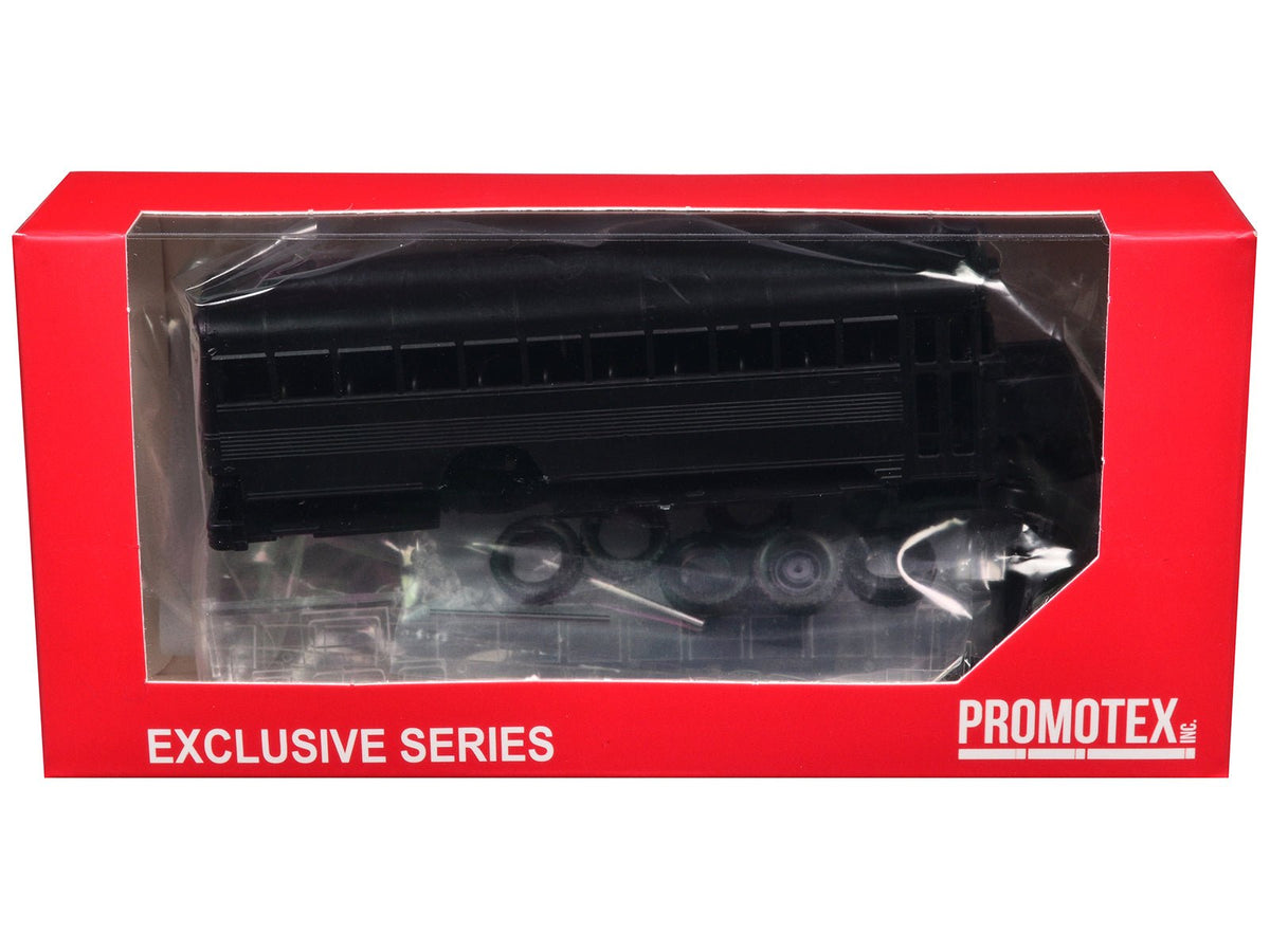 Model Kit School Bus 1/87 (HO) Plastic Model by Promotex-Promotex-ModelCars.com