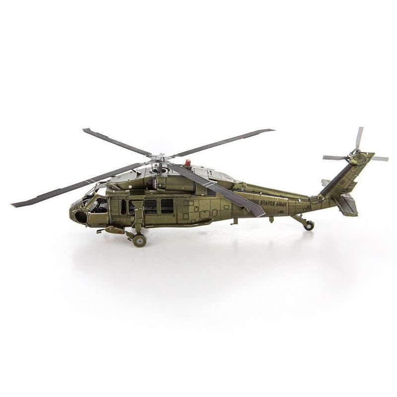 Model Kit Sikorsky Black Hawk Helicopter "United States Army" (Moderate Difficulty) Steel Model by Metal Earth-Metal Earth-ModelCars.com