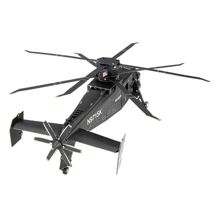 Model Kit Sikorsky S-97 Raider Attack Helicopter "United States Army" (Challenging Difficulty) Steel Model by Metal Earth-Metal Earth-ModelCars.com